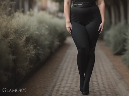 Influencer-Spotlight: Prominente, die Strumpfhosen in großen Größen rocken