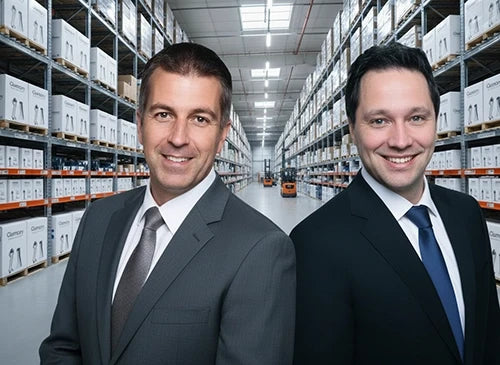 Sven Bork und Dennis Hoffert, Gründer und Geschäftsführer von Glamory