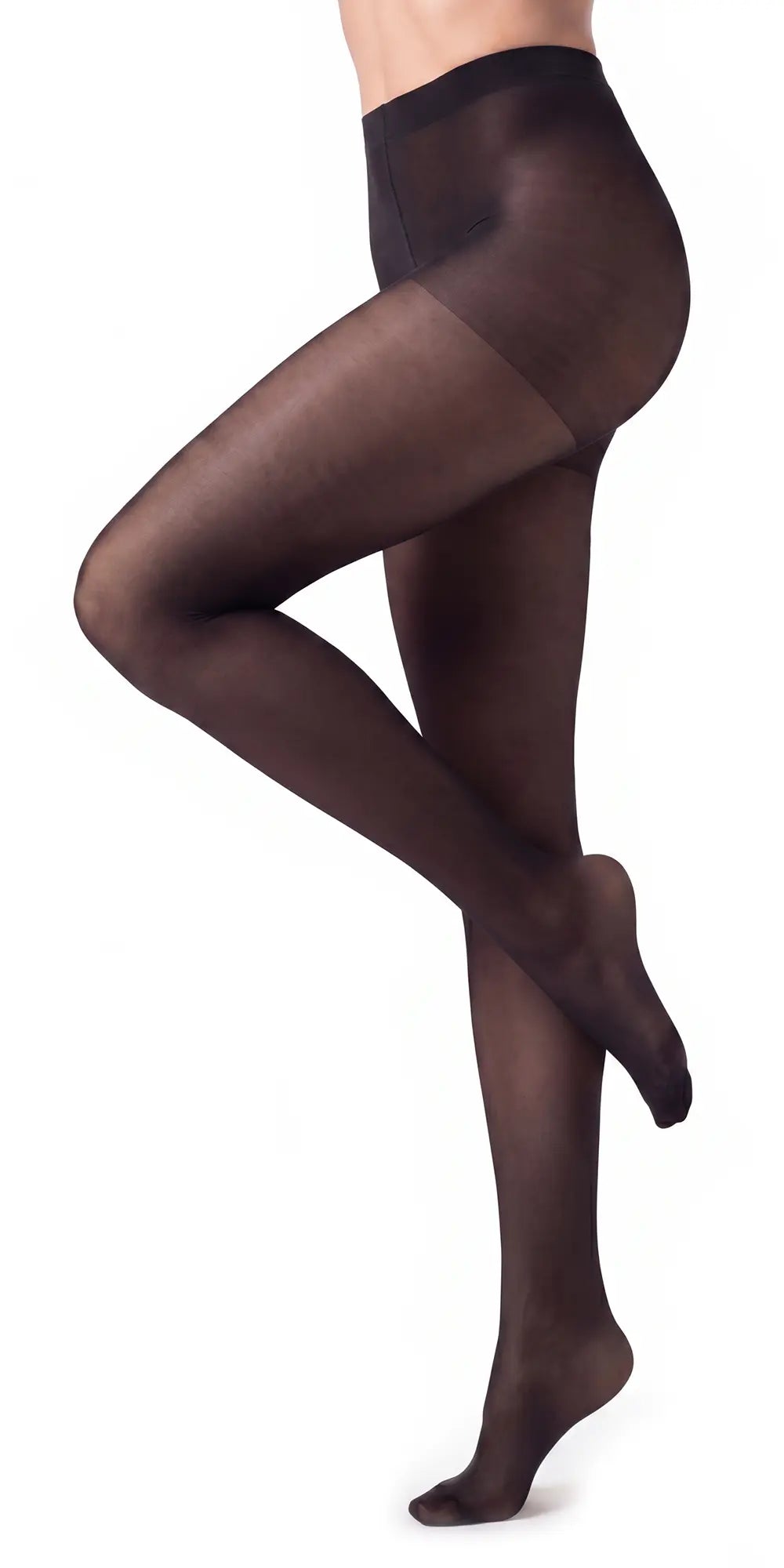 Glamory Vital 40 Übergrößen Stützstrumpfhose - black Seitenansicht