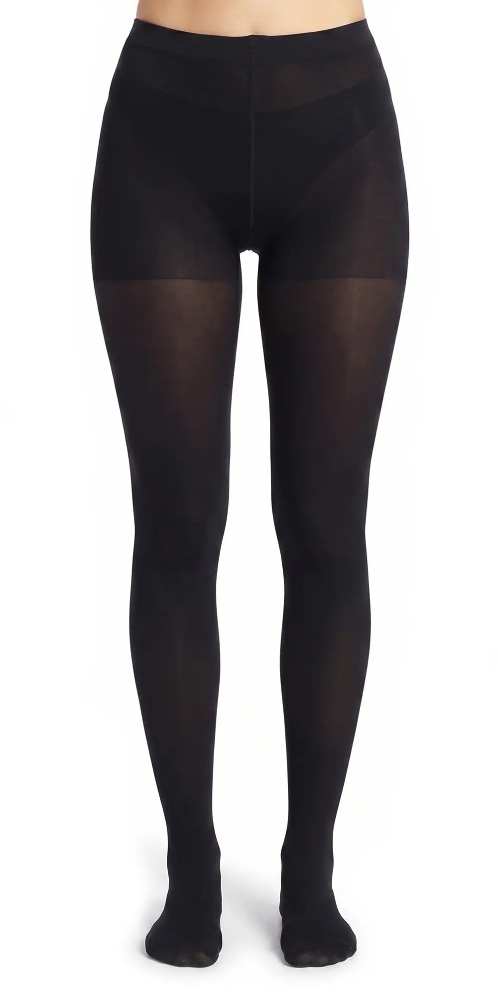 Glamory Microstar 50 Mikrofaser-Strumpfhose in Übergrößen - black Frontansicht
