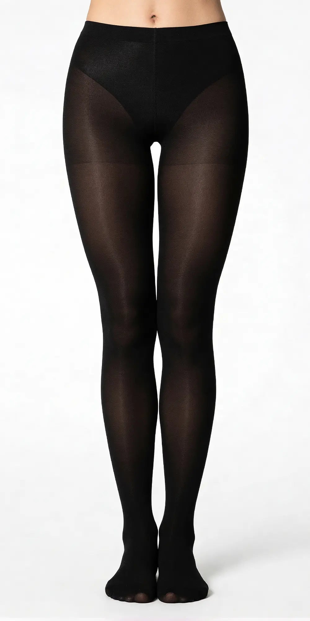 Glamory Vital 70 Plus Size Stützstrumpfhose - black Frontansicht