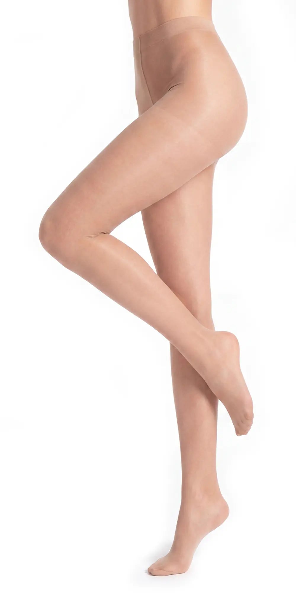 Glamory Satin 40 Plus Size Feinstrumpfhose in Übergröße - make Seitenansicht