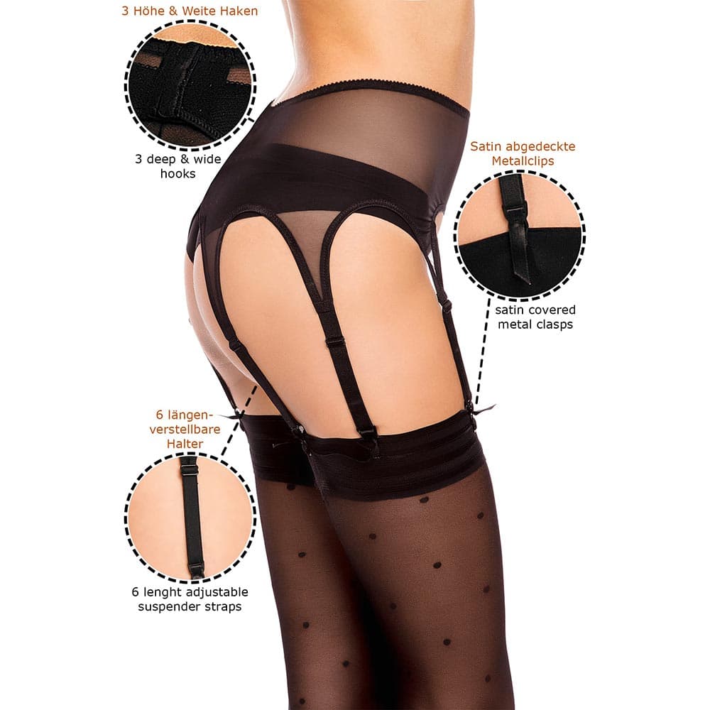 Glamory plus size Garter Belt benefits