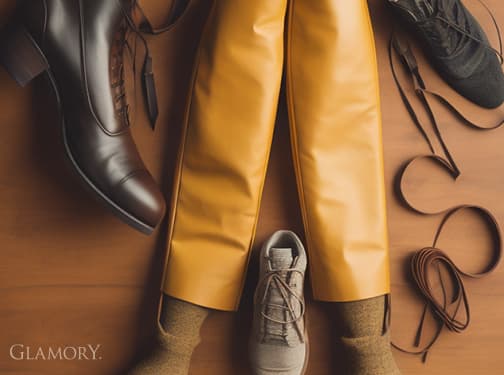Große Schritte in Glamour: Das Geheimnis des richtigen Schuhwerks zum Kombinieren mit Strumpfhosen