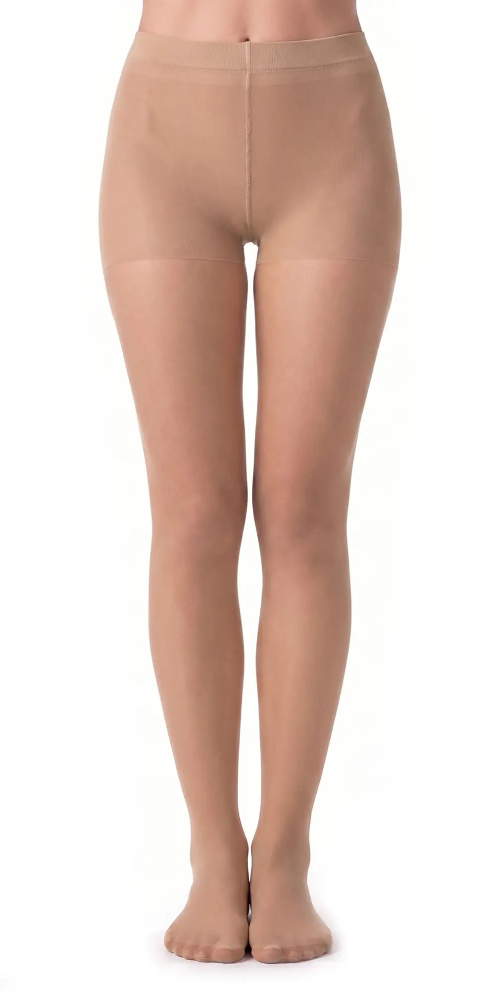 Glamory Vital 40 Übergrößen Stützstrumpfhose - make up Frontansicht