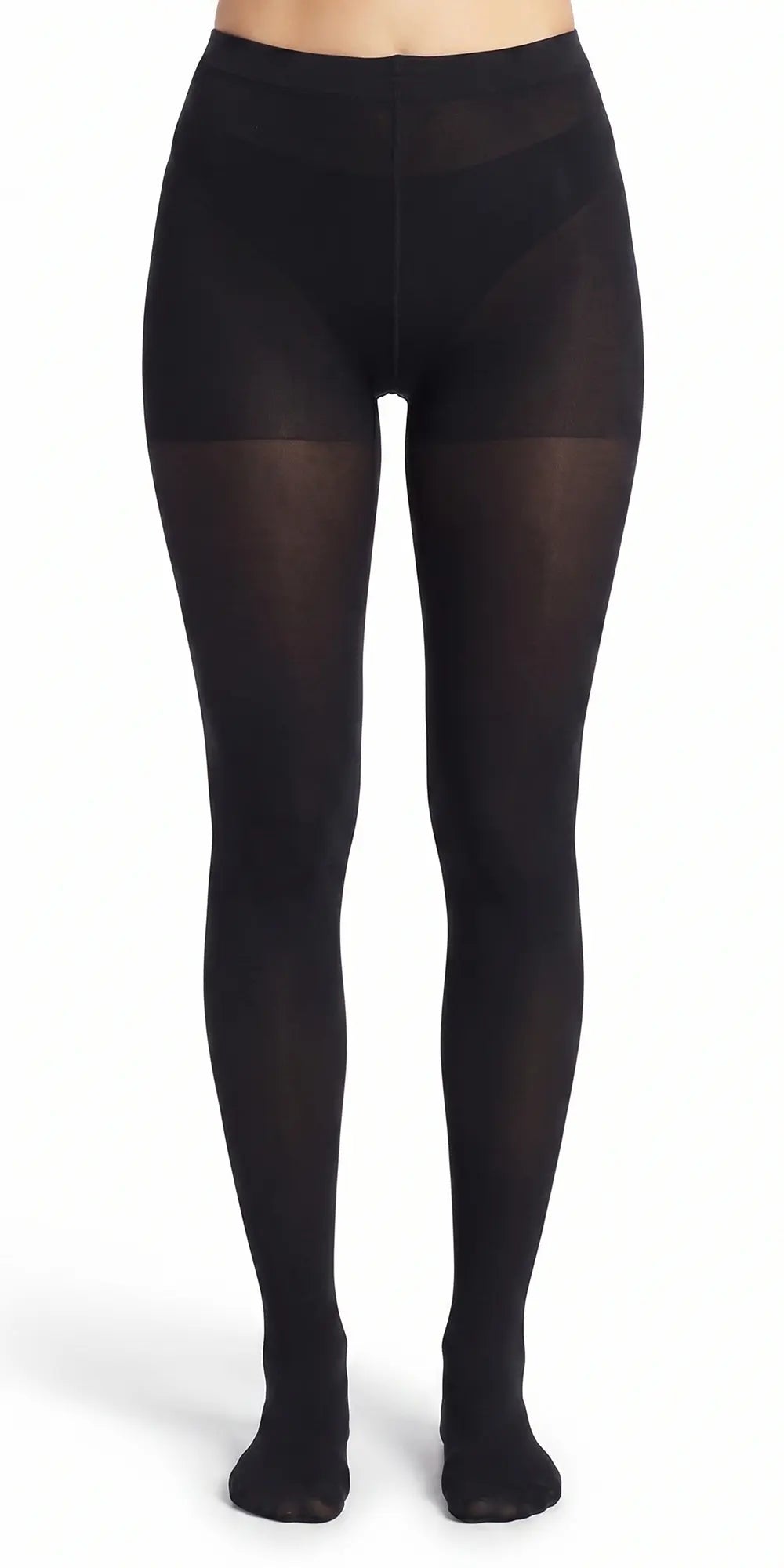 Glamory Microstar 50 Mikrofaser-Strumpfhose in Übergrößen - black Frontansicht