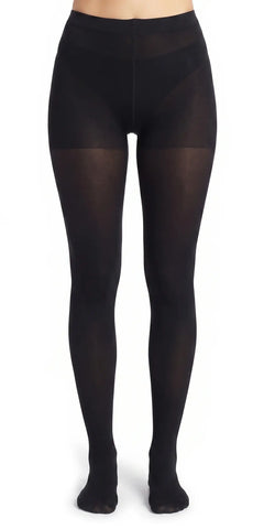 Glamory Microstar 50 Mikrofaser-Strumpfhose in Übergrößen - black Frontansicht