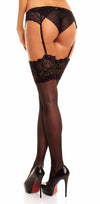 Glamory Dream 20 Strapsstrümpfe - Schwarz back