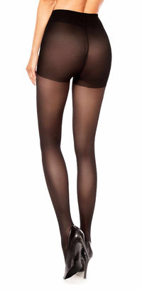 Glamory Satin 40 Feinstrumpfhose black back