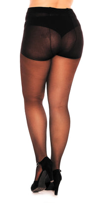 Glamory Supersize 40 Feinstrumpfhose black back