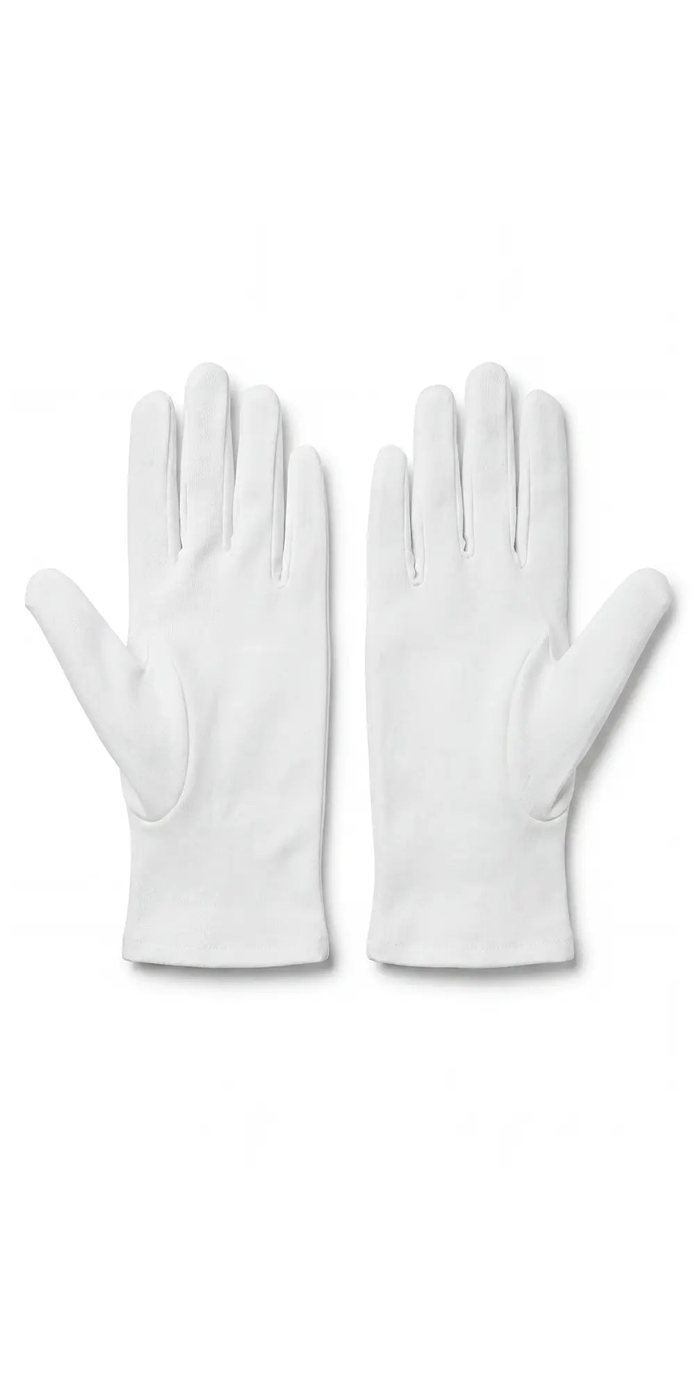 Glamory Gloves Strumpfhandschuhe - Glamory Plus Size - Weiß Rückseite