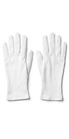Glamory Gloves Strumpfhandschuhe - Glamory Plus Size - Weiß Frontseite