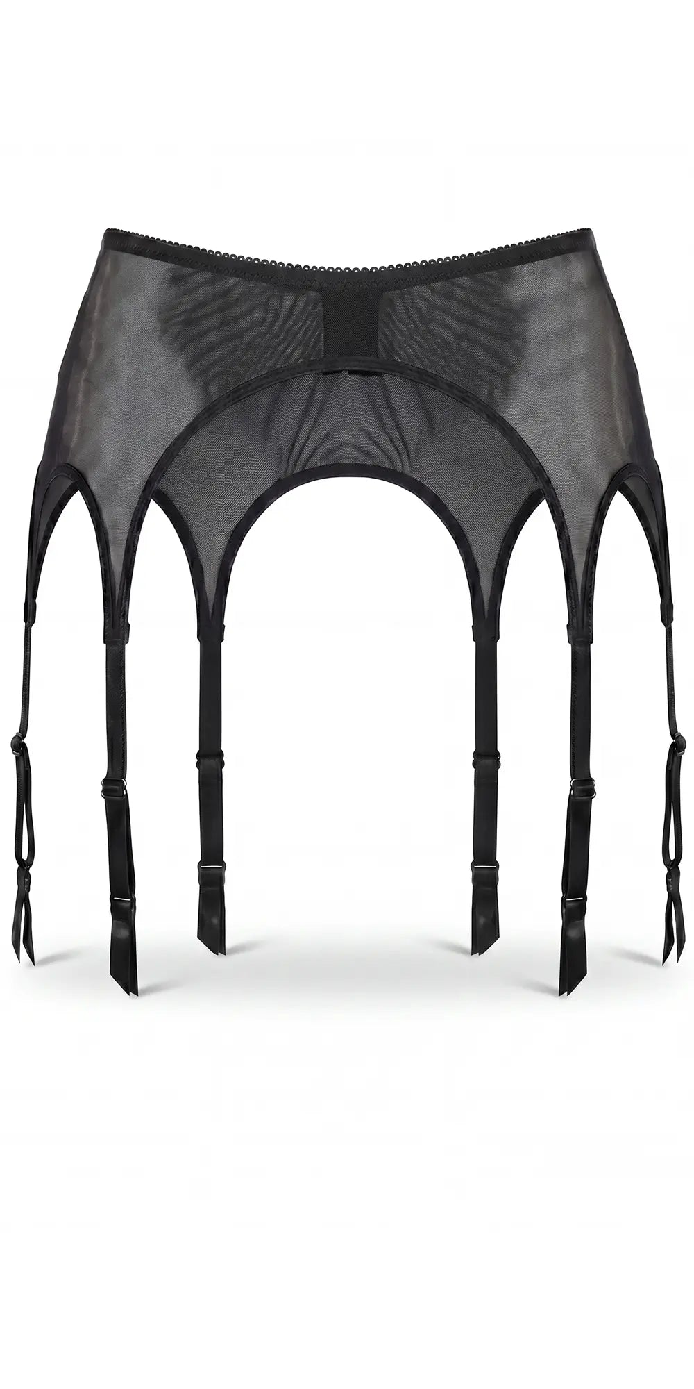 Glamory Plus Size Garter Belt Strumpfgürtel - black Rückansicht
