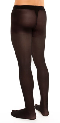 Glamory Support 40 Herrenstützstrumpfhose black back