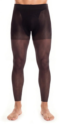 Glamory Thermoman 100 Herrenleggings Plus Size - black Frontansicht
