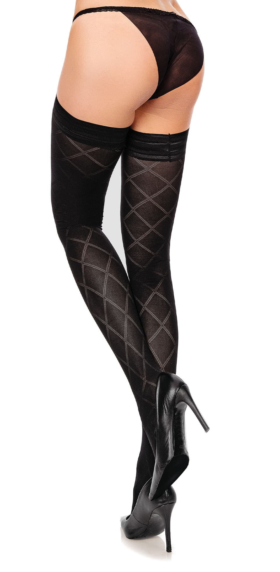 Glamory Venus 50 halterlose Strümpfe black back