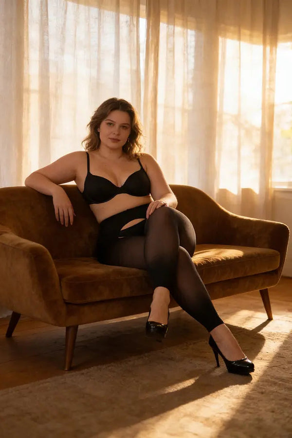 Ouvert 60 Leggings Plus Size Microfaser Editorial