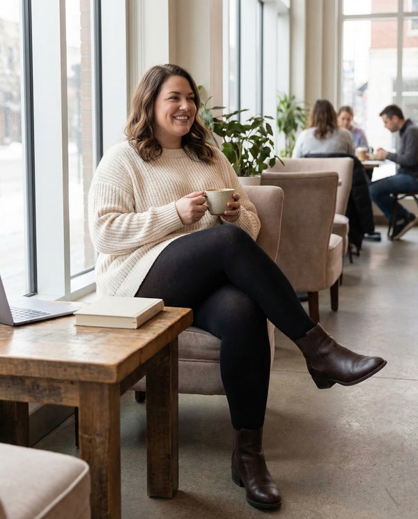 Cashmere Strumpfhose Übergröße