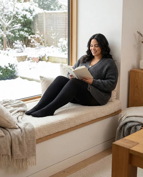 Glamory Cashmere Strumpfhose Plus Size - Editorial