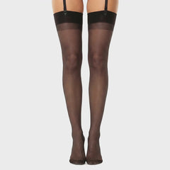 Glamory Perfect 20 Strapsstrümpfe - Black, 360-Grad-Rundumansicht