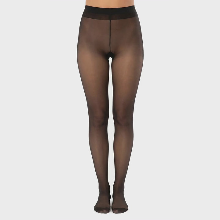 Glamory Satin Matt 20 Feinstrumpfhose - Black, 360-Grad-Rundumansicht