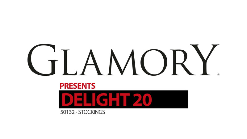 Glamory Delight 20 Strapsstrümpfe mit Naht