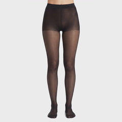 Glamory Satin 40 Feinstrumpfhose - Black, 360-Grad-Rundumansicht